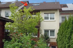 Ansicht Süd-West mit Garten