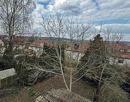 Blick 1 OG in Garten